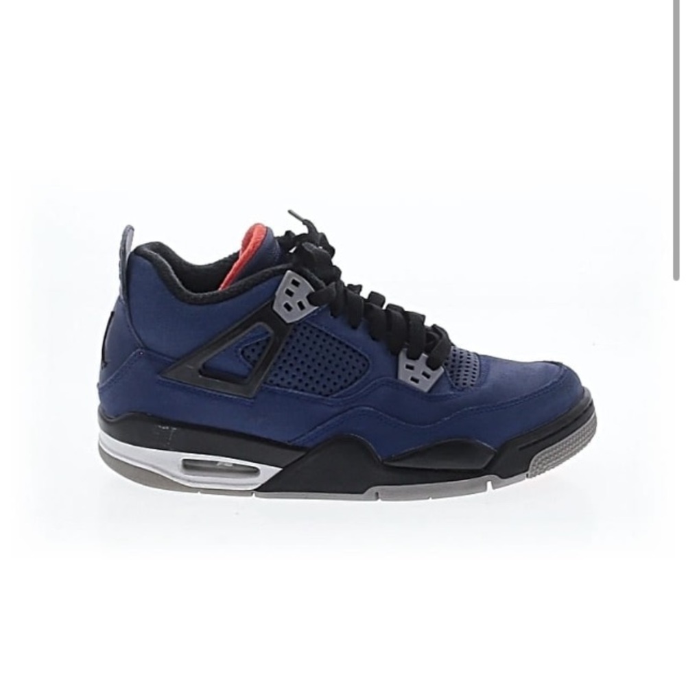RARE Nike Air Jordan 4 IV Retro Winter Loyal Blue CQ9745-401 Cement Black Cat